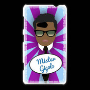 Coque Nokia Lumia 625 Mister Gigolo Black