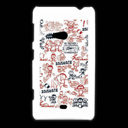 Coque Nokia Lumia 625 Adishatz All Over Rugby