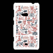 Coque Nokia Lumia 625 Adishatz All Over Rugby YM