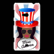 Coque Nokia Lumia 625 Miss USA Black