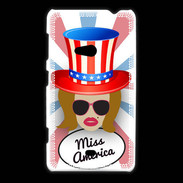 Coque Nokia Lumia 625 Miss USA Rousse