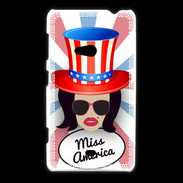 Coque Nokia Lumia 625 Miss USA Brune
