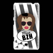 Coque Nokia Lumia 625 Miss Bretagne Chatain