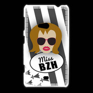 Coque Nokia Lumia 625 Miss Bretagne Rousse