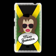 Coque Nokia Lumia 625 Miss Jamaica Chatain