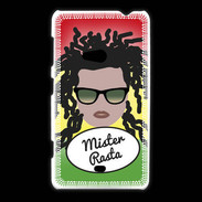 Coque Nokia Lumia 625 Mister Rasta Blanc