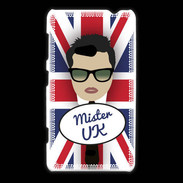 Coque Nokia Lumia 625 Mister UK Brun