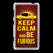 Coque Nokia Lumia 625 Keep Calm and Be Furious Rouge