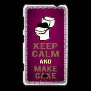 Coque Nokia Lumia 625 Keep Calm and Make cake Rose