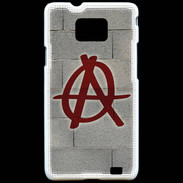 Coque Samsung Galaxy S2 Anarchie Mur ZG