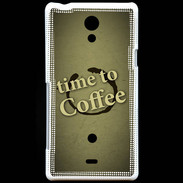 Coque Sony Xperia T Coffee Time ZG