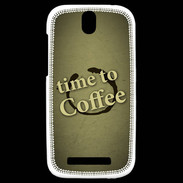 Coque HTC One SV Coffee Time ZG