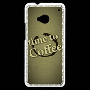 Coque HTC One Coffee Time ZG