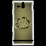 Coque Sony Xperia U Coffee Time ZG