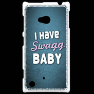 Coque Nokia Lumia 720 I have Swag bleu ZG
