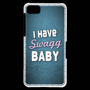 Coque Blackberry Z10 I have Swag bleu ZG