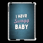 Coque iPad 2/3 I have Swag bleu ZG