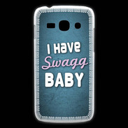 Coque Samsung Galaxy Ace3 I have Swag bleu ZG