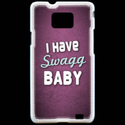 Coque Samsung Galaxy S2 I have Swag Rose ZG