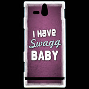 Coque Sony Xperia U I have Swag Rose ZG