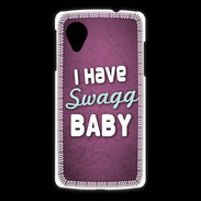 Coque LG Nexus 5 I have Swag Rose ZG