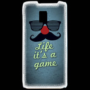Coque LG P990 Life It's a game ZG