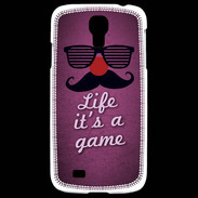 Coque Samsung Galaxy S4 Life It's a game Rose ZG
