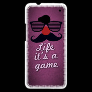 Coque HTC One Life It's a game Rose ZG