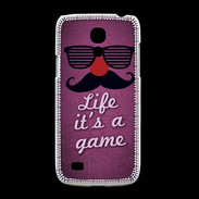 Coque Samsung Galaxy S4mini Life It's a game Rose ZG