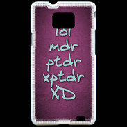 Coque Samsung Galaxy S2 LOL MDR Rose ZG