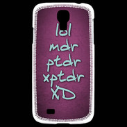 Coque Samsung Galaxy S4 LOL MDR Rose ZG