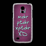 Coque Samsung Galaxy S4mini LOL MDR Rose ZG