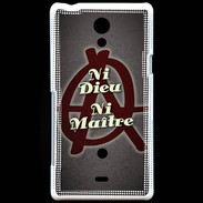 Coque Sony Xperia T Ni Dieu Ni Maître ZG