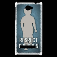 Coque HTC Windows Phone 8S Respect Children ZG
