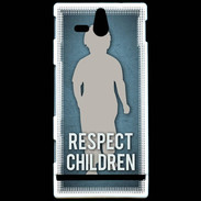 Coque Sony Xperia U Respect Children ZG
