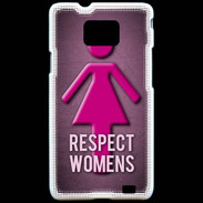 Coque Samsung Galaxy S2 Respect Women ZG