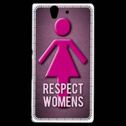 Coque Sony Xperia Z Respect Women ZG