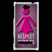 Coque HTC Windows Phone 8S Respect Women ZG