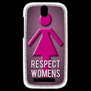 Coque HTC One SV Respect Women ZG