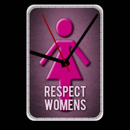 Grande pendule murale Respect Women ZG