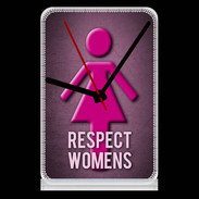 Pendule de bureau Respect Women ZG