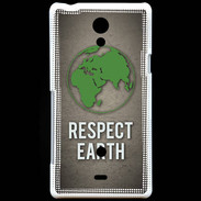 Coque Sony Xperia T Respect Earth ZG
