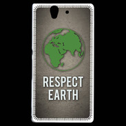 Coque Sony Xperia Z Respect Earth ZG