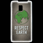 Coque LG P990 Respect Earth ZG