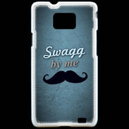 Coque Samsung Galaxy S2 Swag by Me Bleu ZG