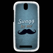 Coque HTC One SV Swag by Me Bleu ZG