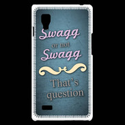 Coque LG Optimus L9 Swag or Not bleu ZG