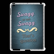 Coque iPad 2/3 Swag or Not bleu ZG