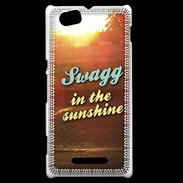 Coque Sony Xperia M Swag Sunshine ZG