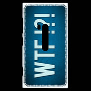 Coque Nokia Lumia 920 WTF bleu ZG